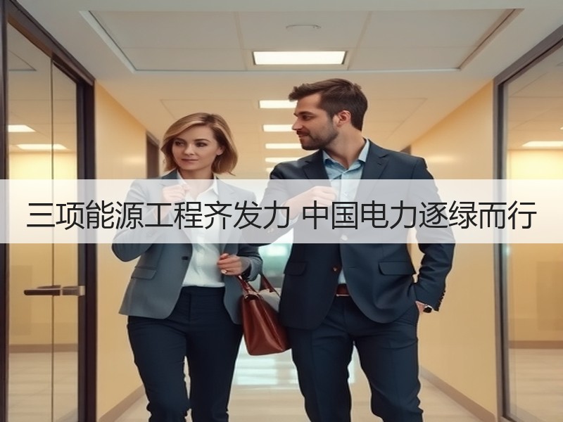 三项能源工程齐发力 中国电力逐绿而行