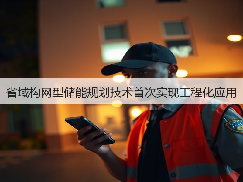 省域构网型储能规划技术首次实现工程化应用