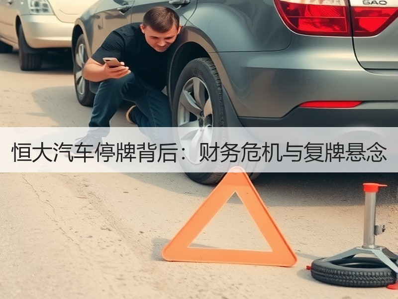恒大汽车停牌背后：财务危机与复牌悬念