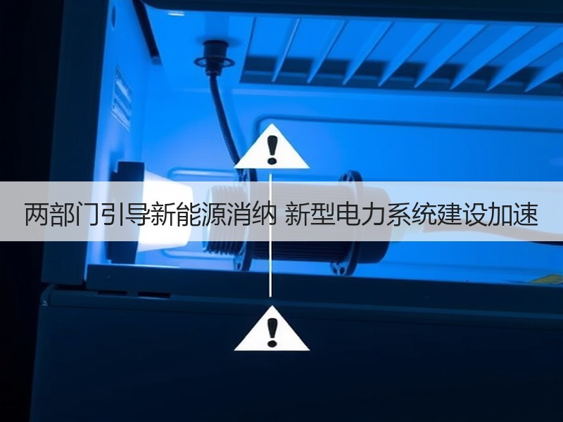 两部门引导新能源消纳 新型电力系统建设加