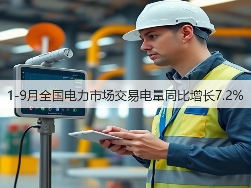 1-9月全国电力市场交易电量同比增长7.