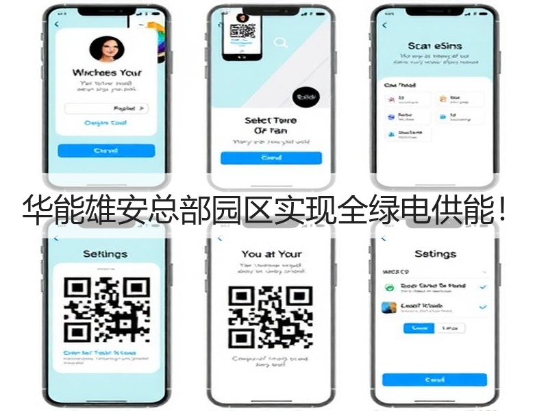 华能雄安总部园区实现全绿电供能！