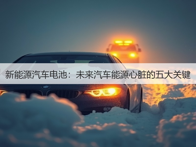 新能源汽车电池：未来汽车能源心脏的五大关