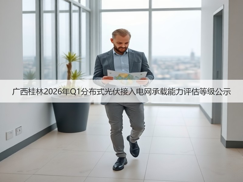 广西桂林2026年Q1分布式光伏接入电网
