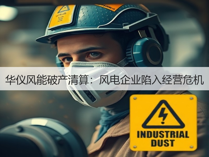 华仪风能破产清算：风电企业陷入经营危机