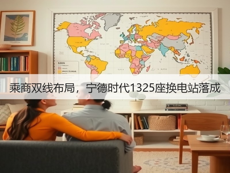 乘商双线布局，宁德时代1325座换电站落