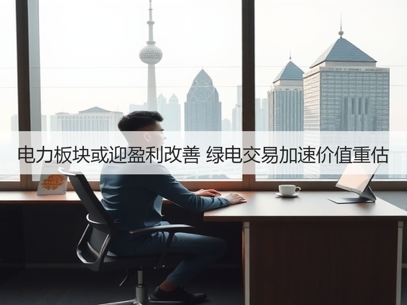 电力板块或迎盈利改善 绿电交易加速价值重