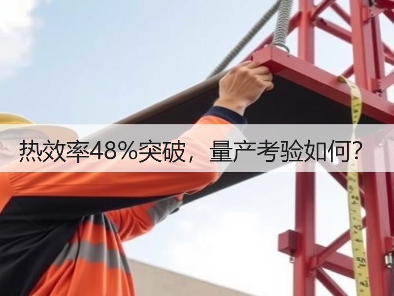 热效率48%突破，量产考验如何？