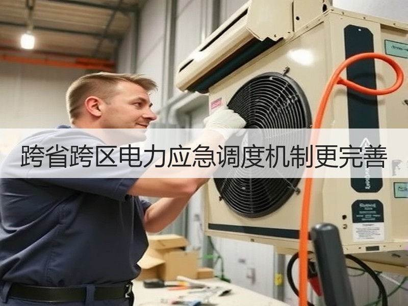 跨省跨区电力应急调度机制更完善