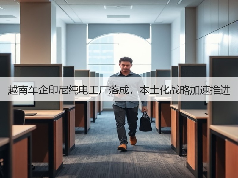 越南车企印尼纯电工厂落成，本土化战略加速