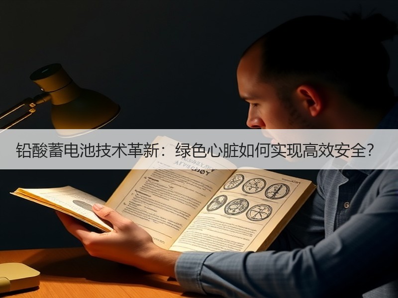 铅酸蓄电池技术革新：绿色心脏如何实现高效