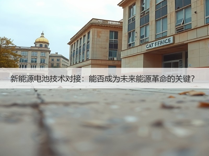 新能源电池技术对接：能否成为未来能源革命