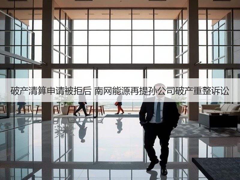 破产清算申请被拒后 南网能源再提孙公司破