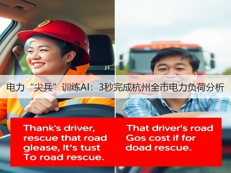 电力“尖兵”训练AI：3秒完成杭州全市电