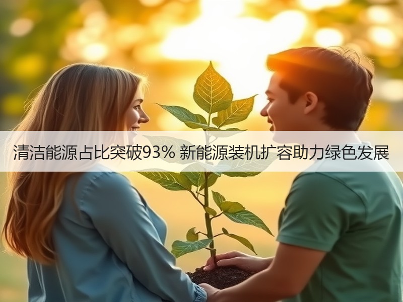 清洁能源占比突破93% 新能源装机扩容助