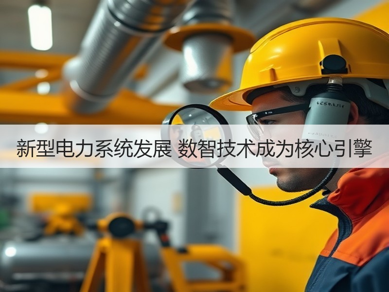 新型电力系统发展 数智技术成为核心引擎