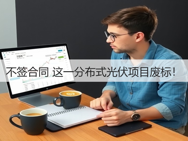 不签合同 这一分布式光伏项目废标！