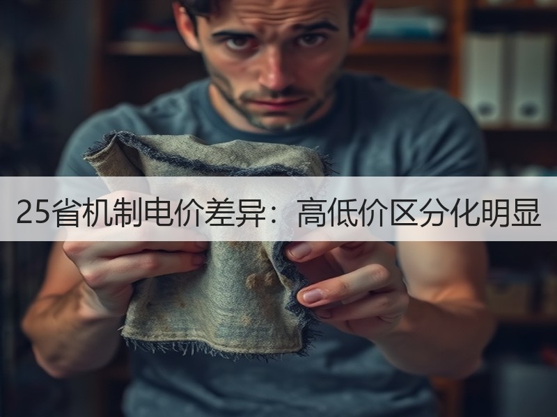 25省机制电价差异：高低价区分化明显