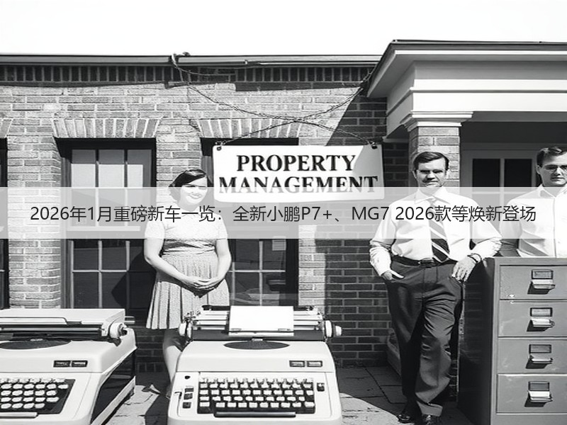 2026年1月重磅新车一览：全新小鹏P7