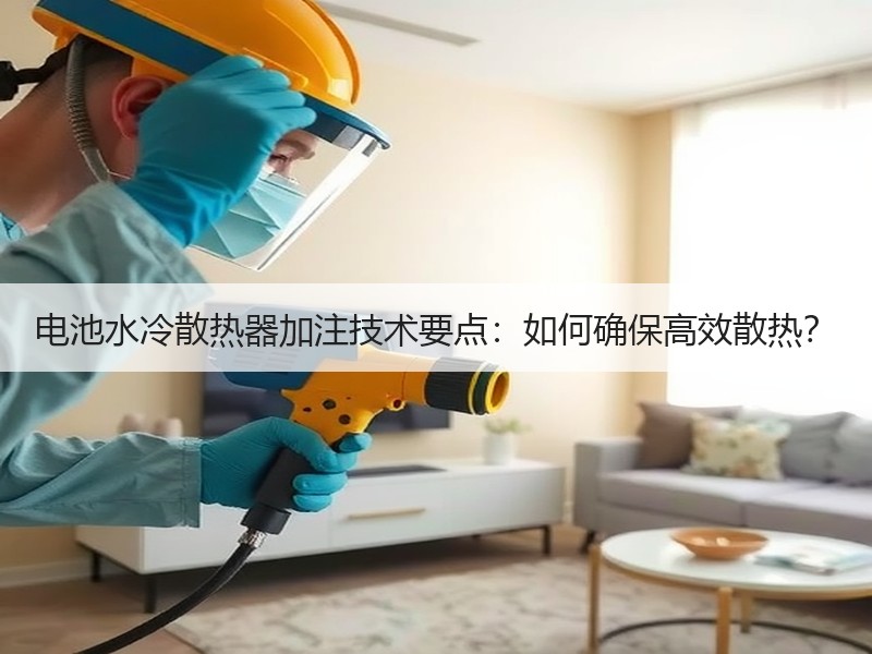 电池水冷散热器加注技术要点：如何确保高效