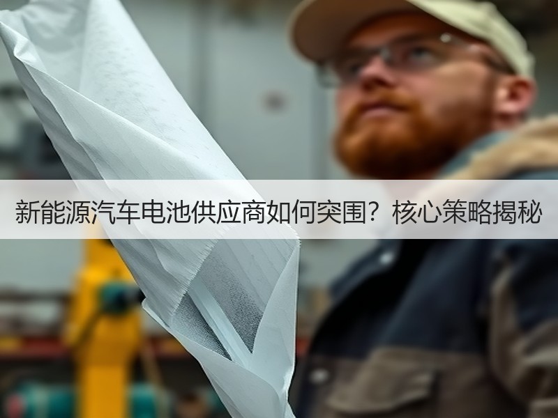 新能源汽车电池供应商如何突围？核心策略揭