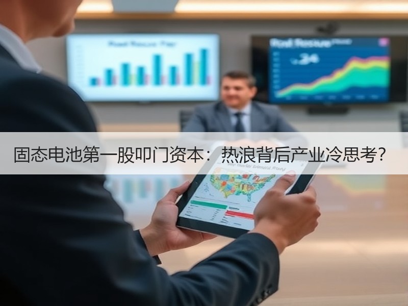 固态电池第一股叩门资本：热浪背后产业冷思