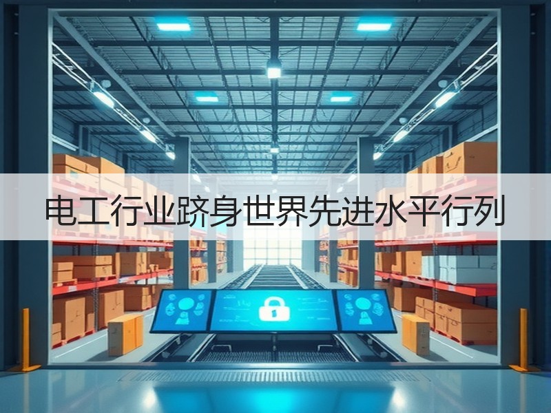 电工行业跻身世界先进水平行列