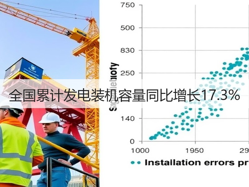 全国累计发电装机容量同比增长17.3%