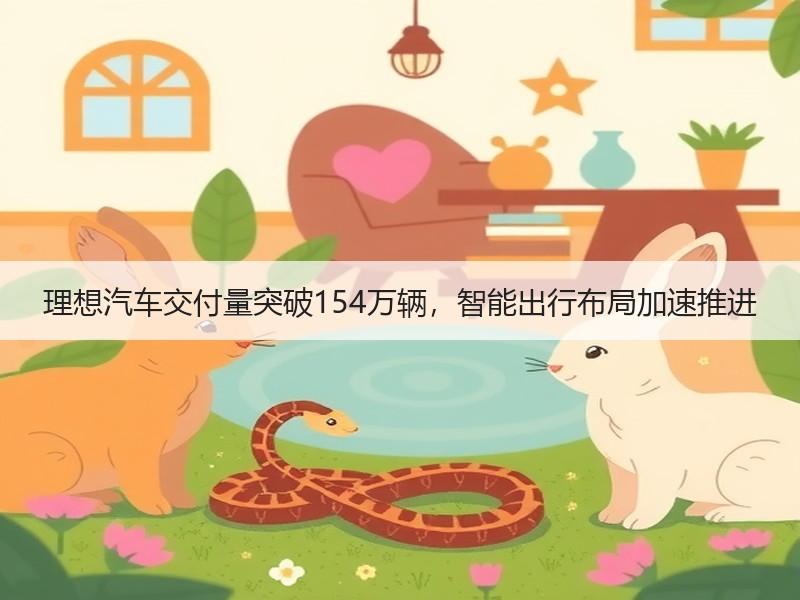 理想汽车交付量突破154万辆，智能出行布