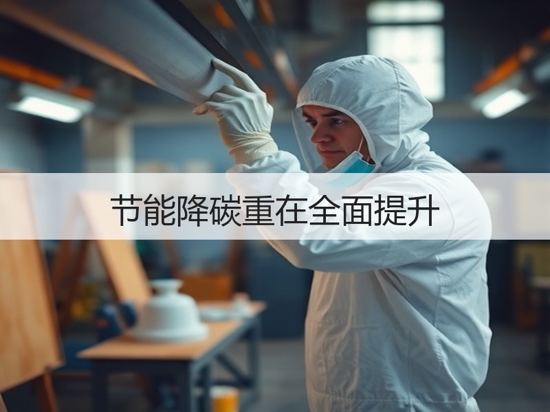 节能降碳重在全面提升