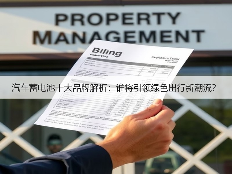 汽车蓄电池十大品牌解析：谁将引领绿色出行
