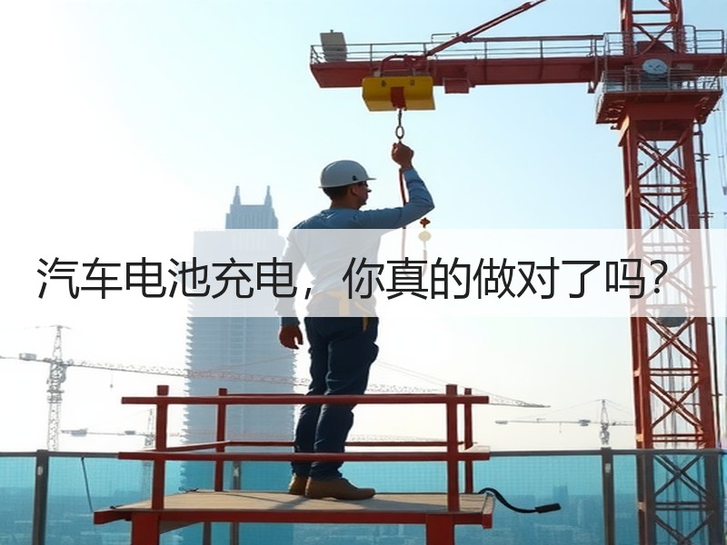 汽车电池充电，你真的做对了吗？