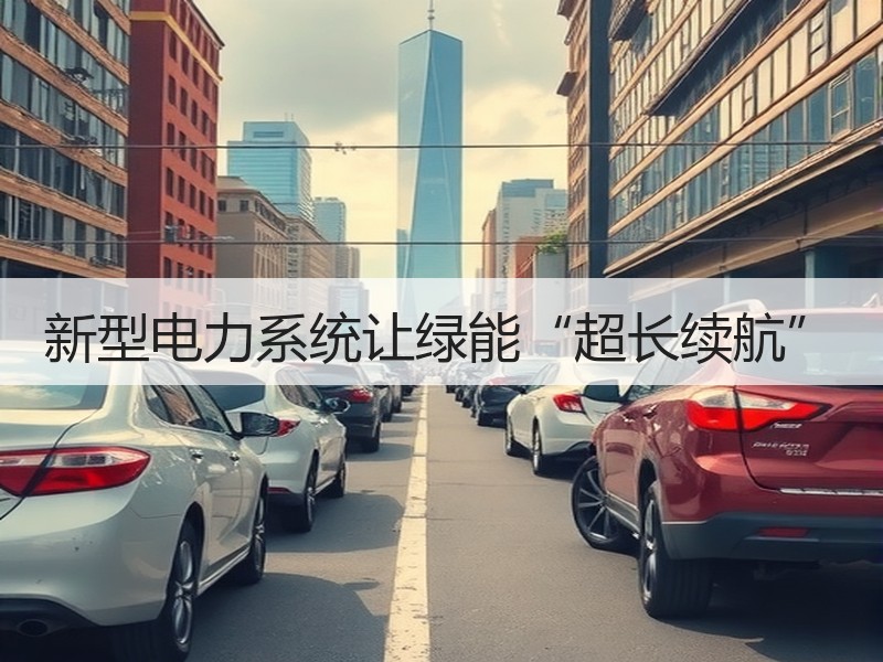 新型电力系统让绿能“超长续航”