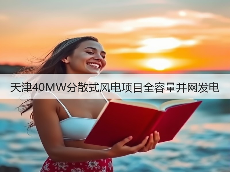 天津40MW分散式风电项目全容量并网发电