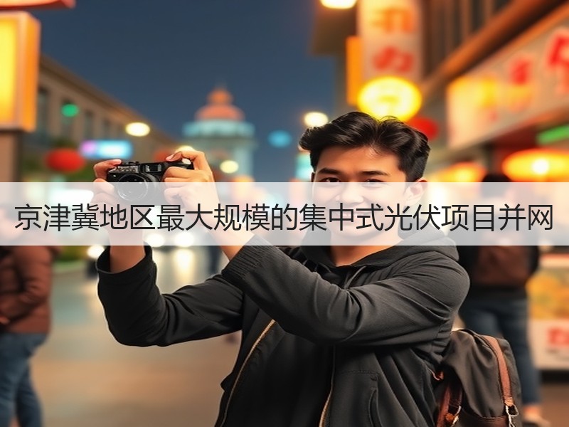 京津冀地区最大规模的集中式光伏项目并网