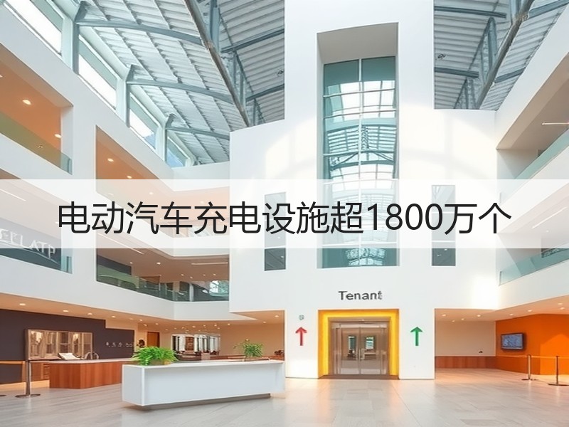 电动汽车充电设施超1800万个