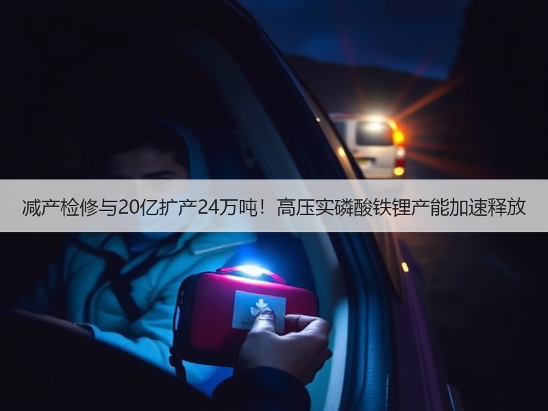 减产检修与20亿扩产24万吨！高压实磷酸