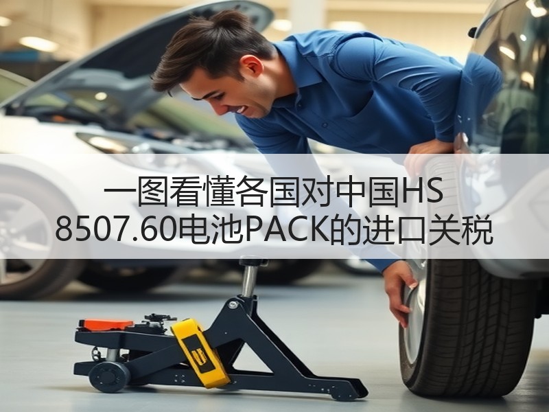 一图看懂各国对中国HS 8507.60电