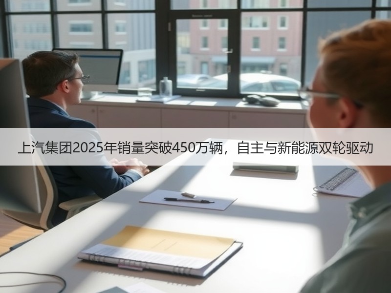 上汽集团2025年销量突破450万辆，自