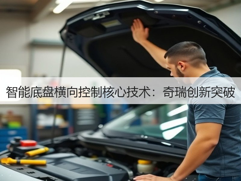 智能底盘横向控制核心技术：奇瑞创新突破