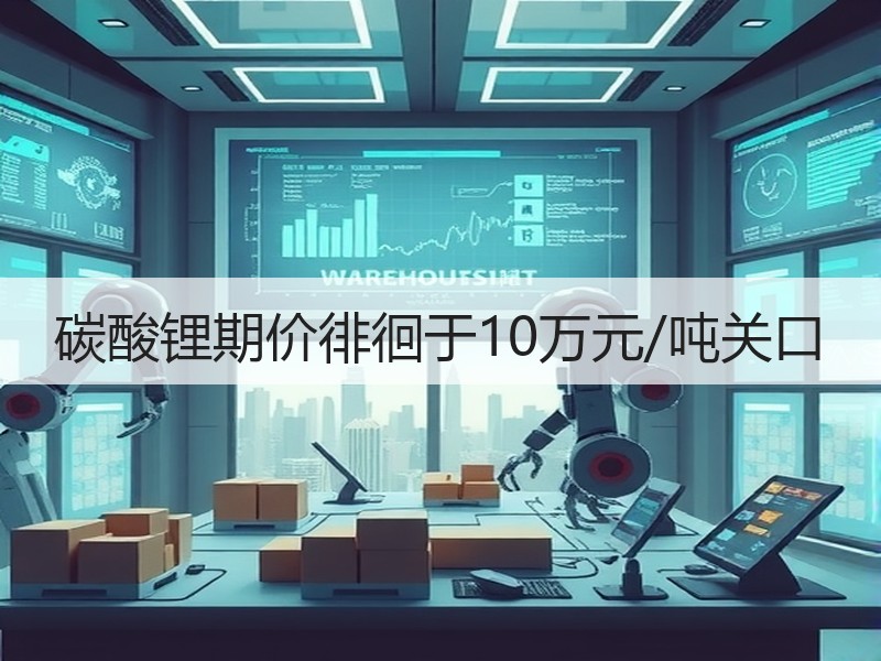 碳酸锂期价徘徊于10万元/吨关口