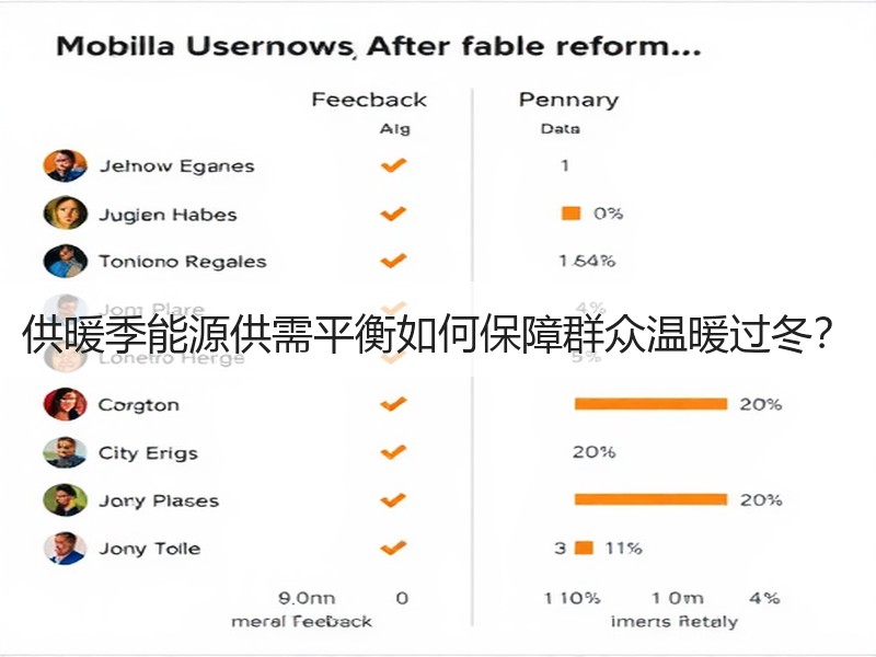供暖季能源供需平衡如何保障群众温暖过冬？