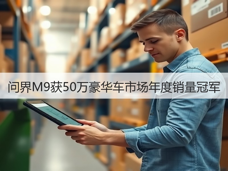 问界M9获50万豪华车市场年度销量冠军