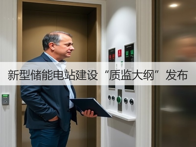 新型储能电站建设“质监大纲”发布