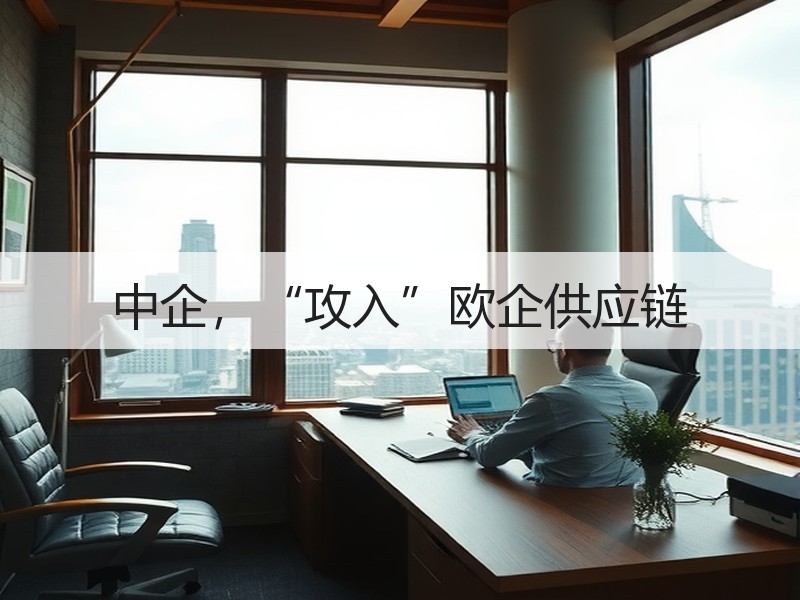 中企，“攻入”欧企供应链