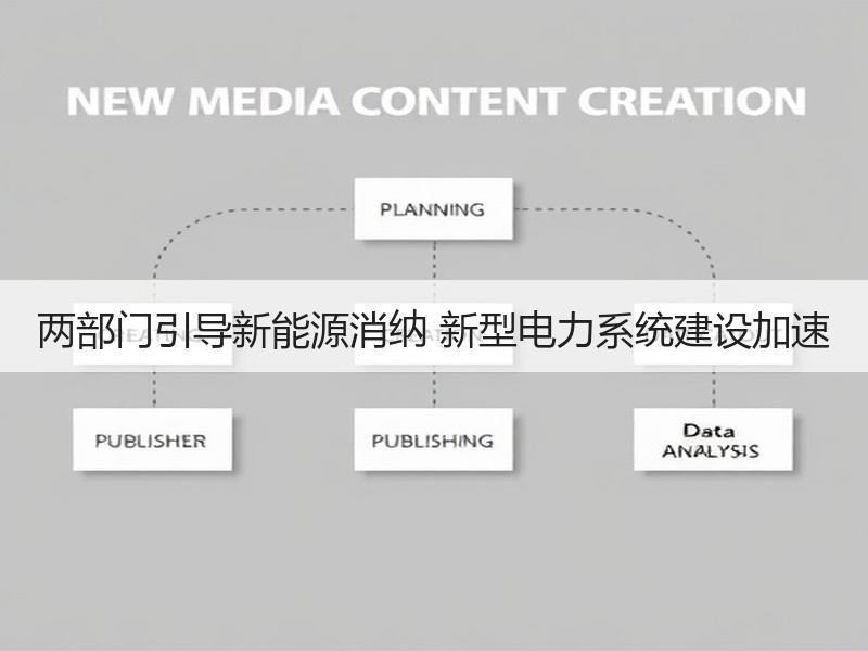 两部门引导新能源消纳 新型电力系统建设加