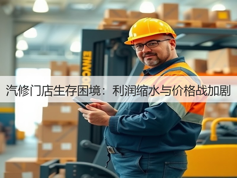 汽修门店生存困境：利润缩水与价格战加剧