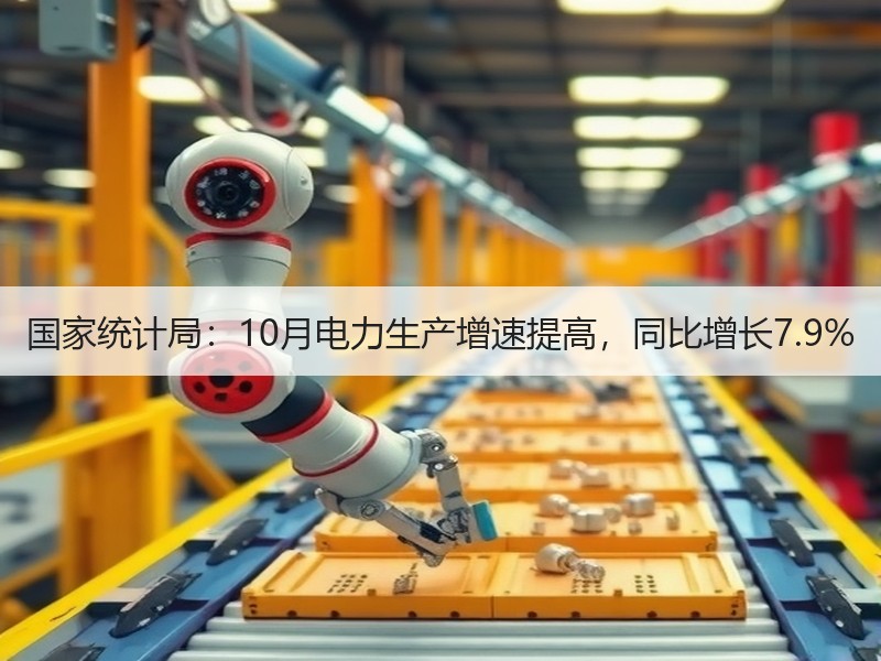 国家统计局：10月电力生产增速提高，同比