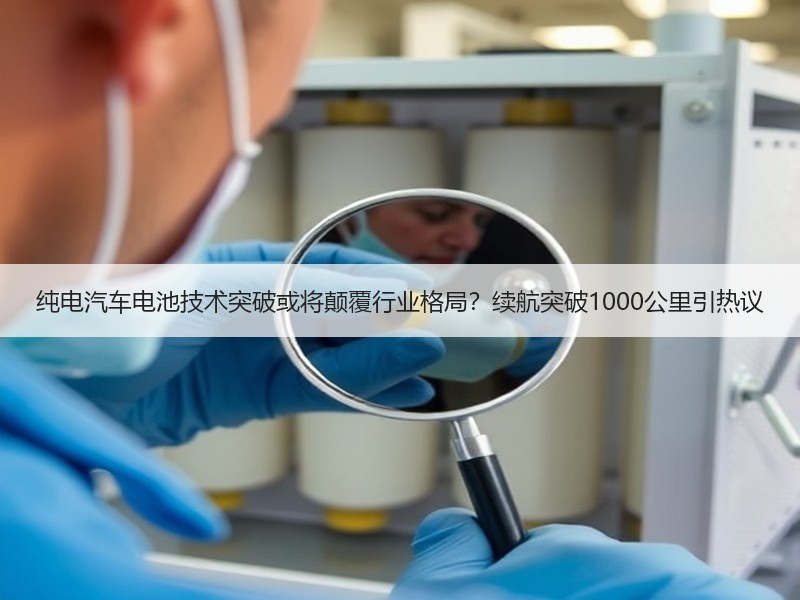 纯电汽车电池技术突破或将颠覆行业格局？续