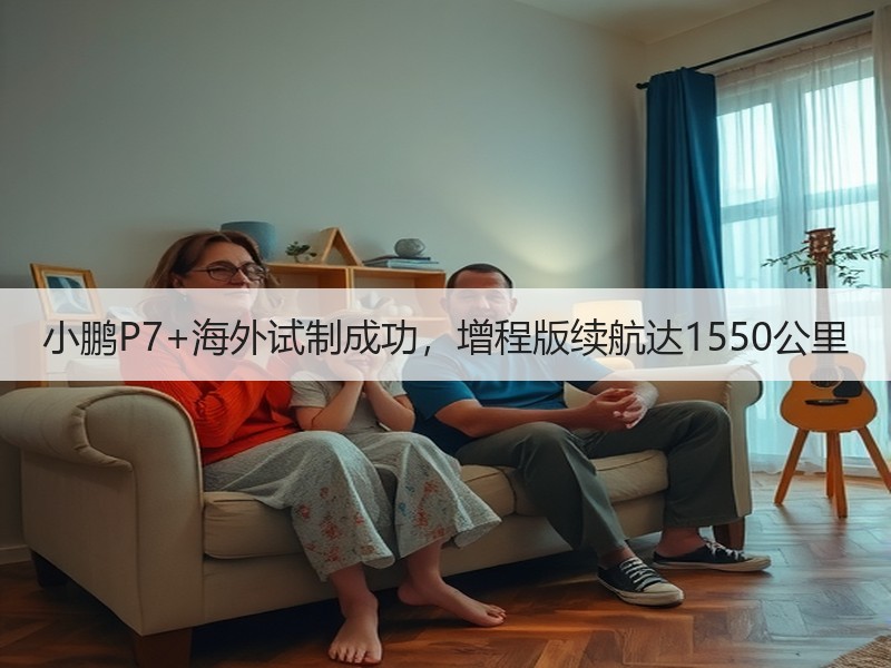 小鹏P7+海外试制成功，增程版续航达15